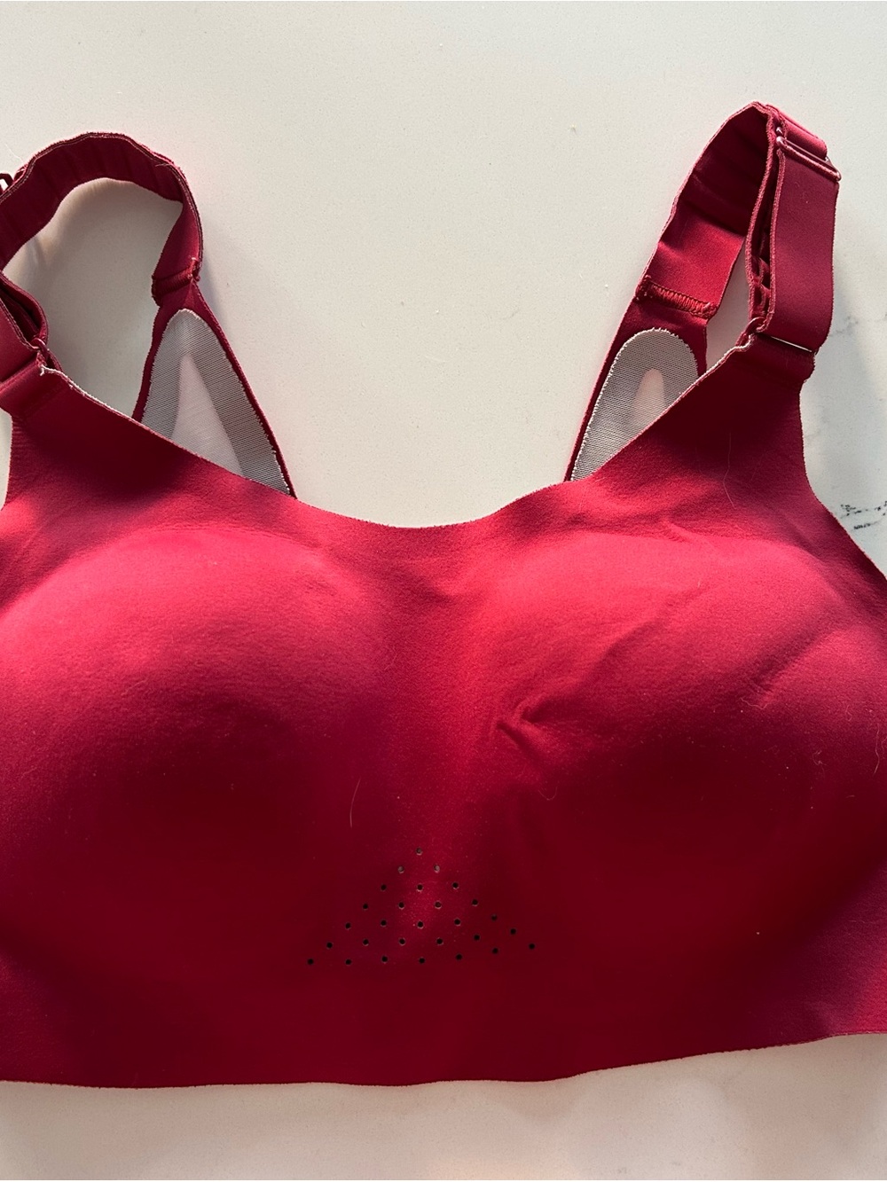 Brooks High-Support Sports Bra in Deep Red